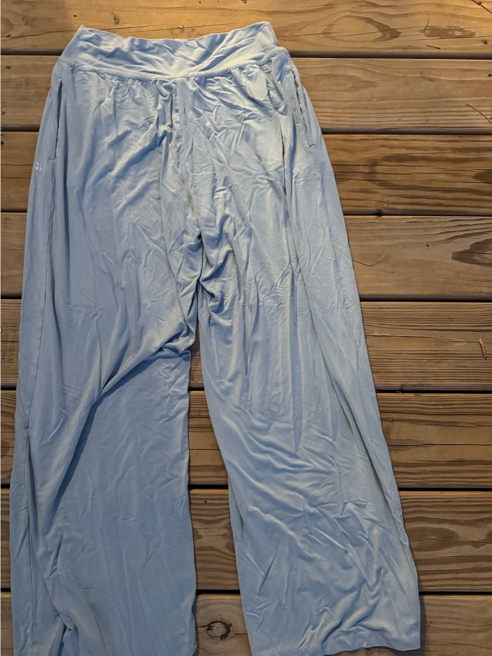 Sweaty Betty Light Blue Wide-Leg Lounge Joggers
